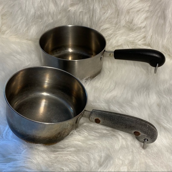 Vintage Revere ware One 1 pan Quart And 11/2 Quart‎ - Picture 5 of 14